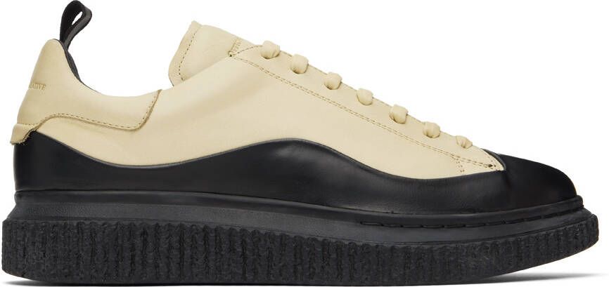 Officine Creative Beige  Black Krace Sneakers - Picture 5