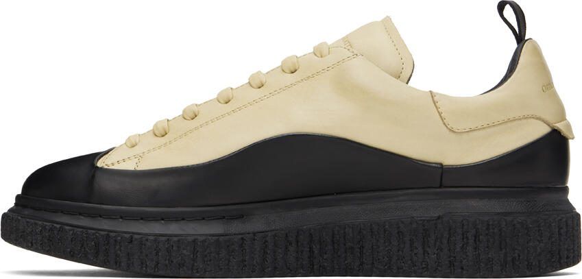 Officine Creative Beige  Black Krace Sneakers - Picture 3