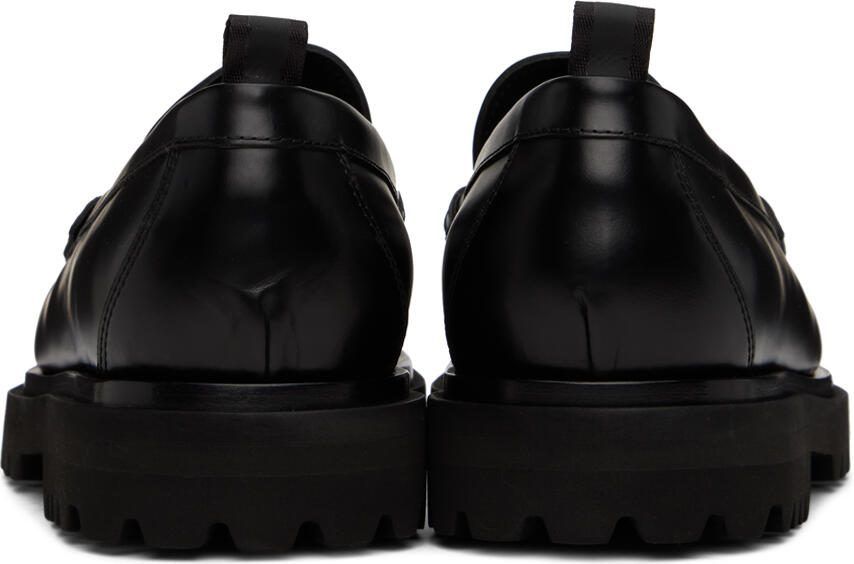 Officine Creative Black 001 Penny Loafers