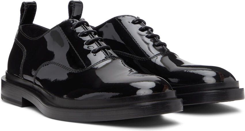 Officine Creative Black Concrete 002 Oxfords - Picture 2