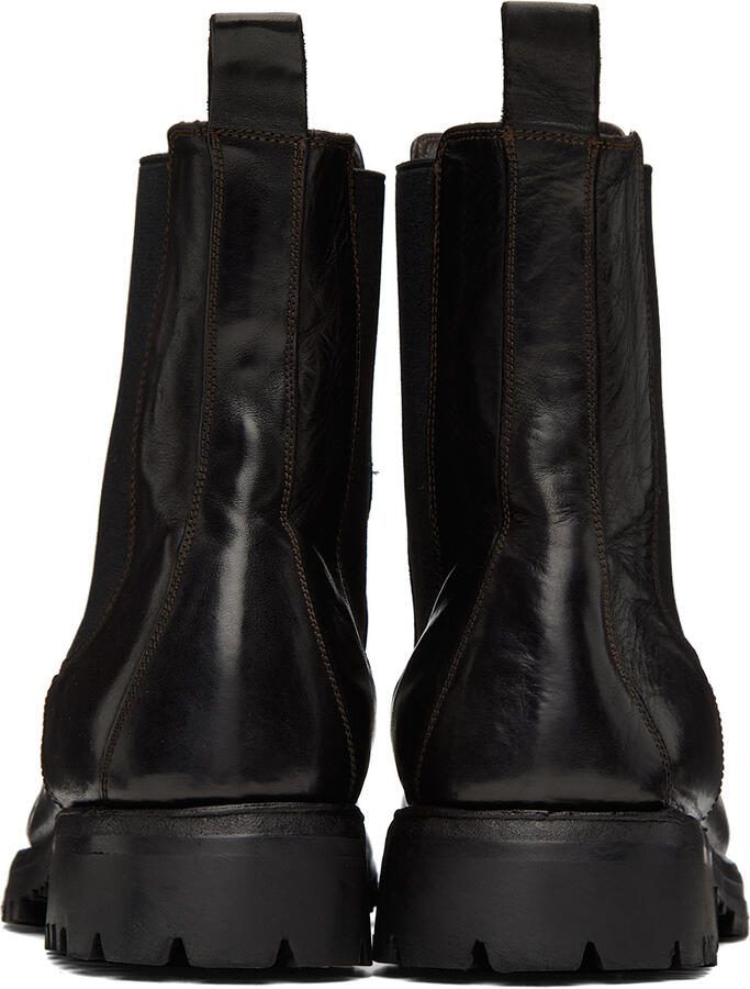 Officine Creative Black Ikonic 002 Chelsea Boots - Picture 2