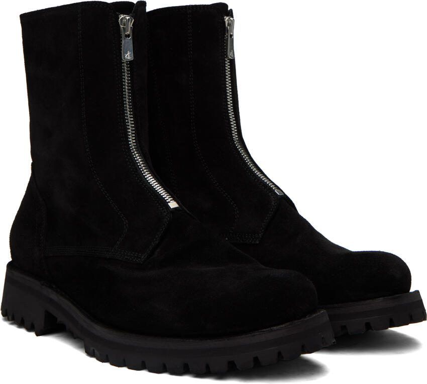 Officine Creative Black Ikonic 003 Boots - Picture 2