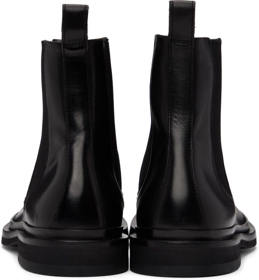 Officine Creative Black Major 002 Chelsea Boots