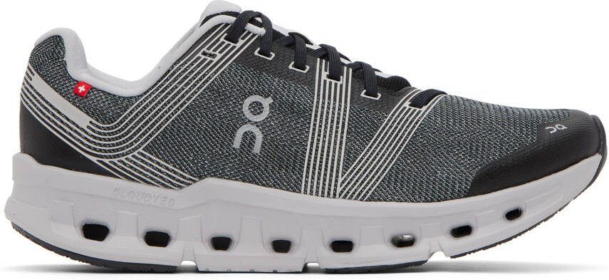 On Black  Gray Cloudgo Sneakers - Picture 5