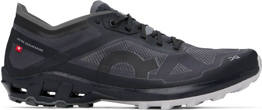 On Black  Gray Cloudventure Peak 3 Sneakers - Picture 5