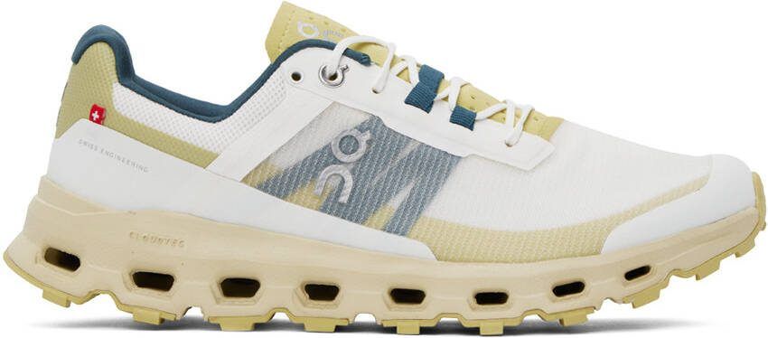 On Green  Off-White Cloudvista Sneakers - Picture 5