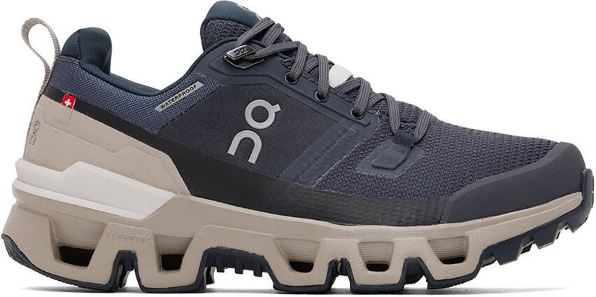 On Navy Cloudwander Waterproof Sneakers - Picture 5