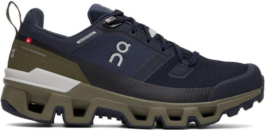 On Navy Cloudwander Waterproof Sneakers - Picture 5