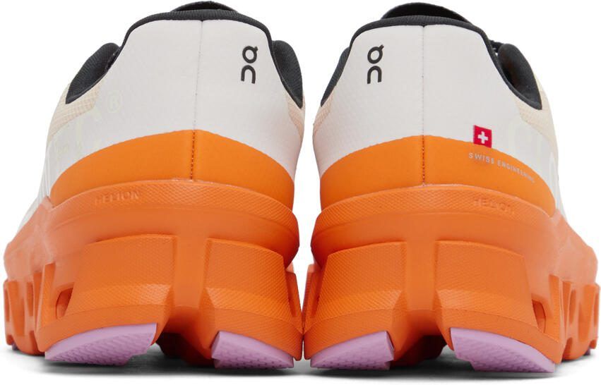 On Beige  Orange Cloudm ster Sneakers