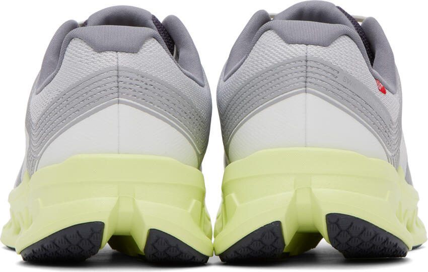 On Gray  Yellow Cloudgo Sneakers