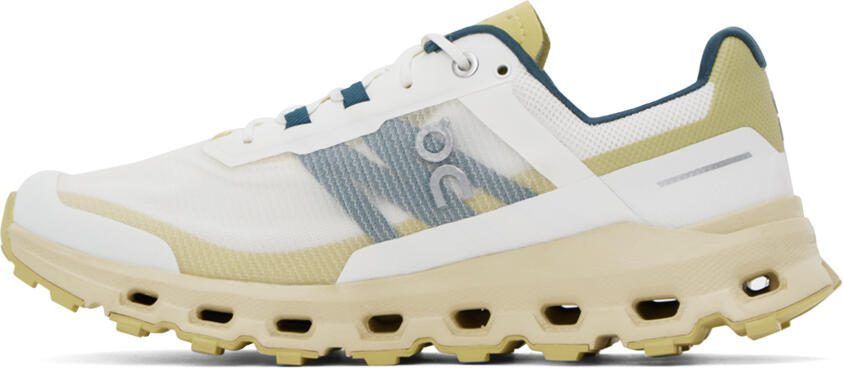 On Green  Off-White Cloudvista Sneakers - Picture 3