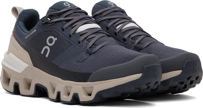 On Navy Cloudwander Waterproof Sneakers - Picture 2