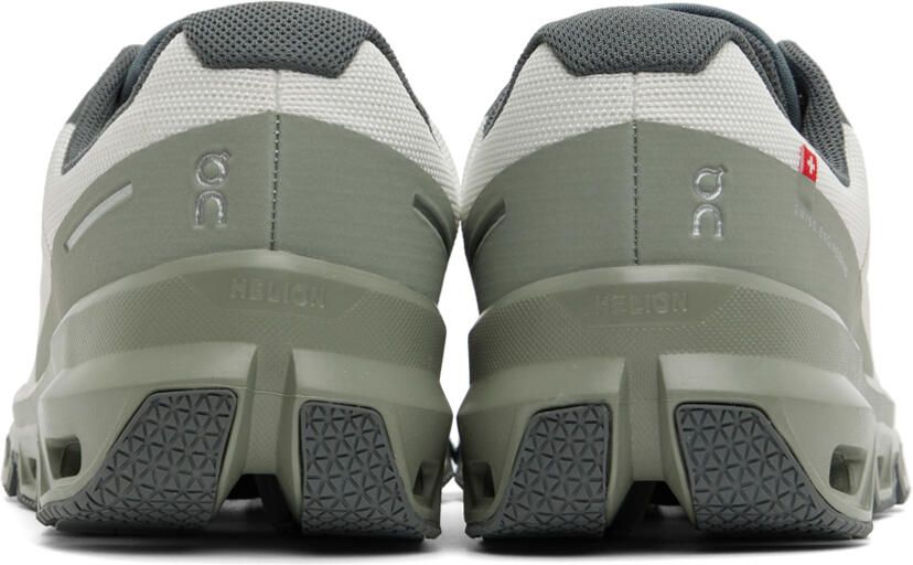 On Off-White  Gray Cloudventure Sneakers
