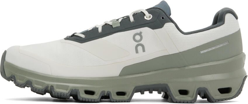 On Off-White  Gray Cloudventure Sneakers - Picture 3