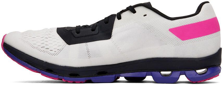 On Off-White  Indigo Cloudflash Sneakers - Picture 3