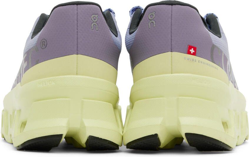 On Purple  Yellow Cloudm ster Sneakers