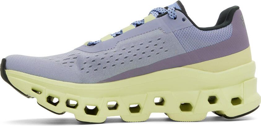 On Purple  Yellow Cloudm ster Sneakers - Picture 3
