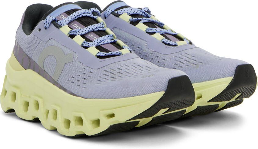 On Purple  Yellow Cloudm ster Sneakers - Picture 2
