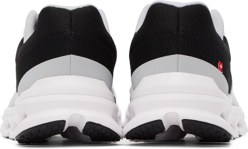 On White  Black Cloudrunner Sneakers - Picture 5