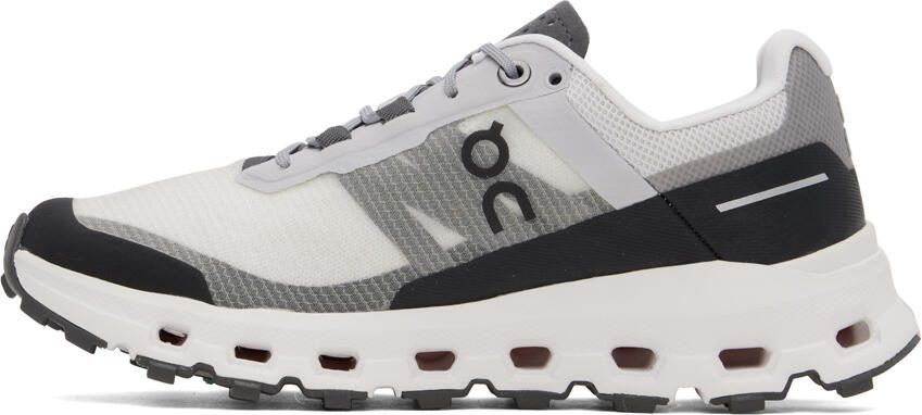 On White  Black Cloudvista Sneakers - Picture 3