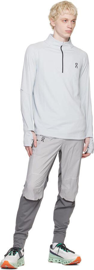 On White  Green Cloudm ster Sneakers - Picture 4