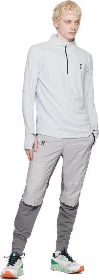 On White  Green Cloudstratus Sneakers - Picture 4