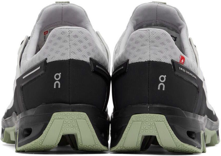 On White  Green Cloudventure Peak Sneakers