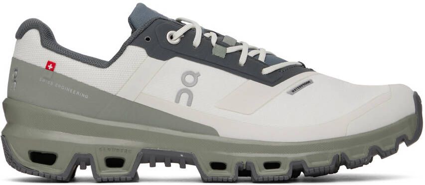 On Off-White  Gray Cloudventure Sneakers - Picture 5