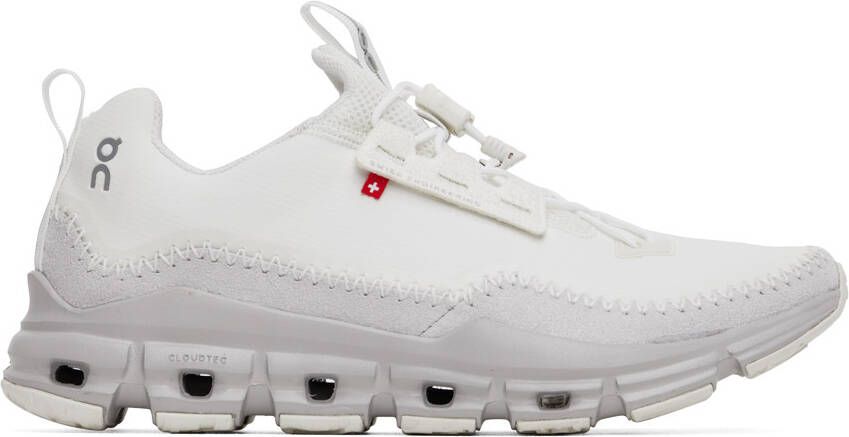 On White Cloudaway Sneakers - Picture 5