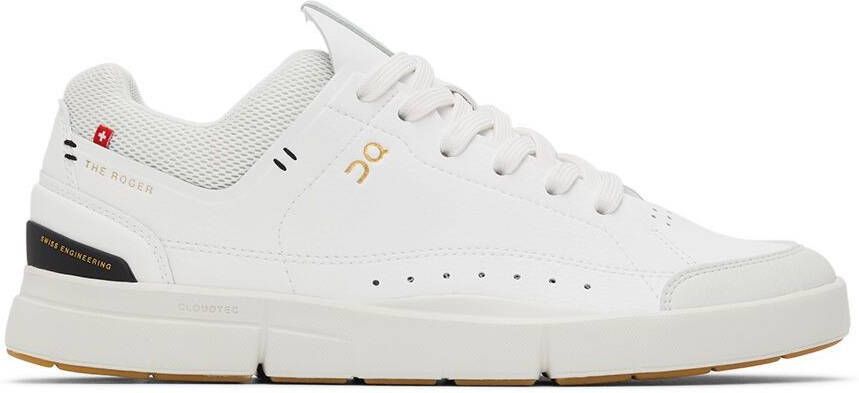 On White 'The Roger Centre Court' Sneakers - Picture 5