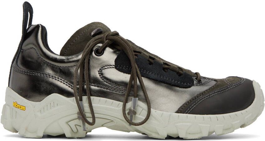 Our Legacy Gray  Silver Gabe Sneakers - Picture 10