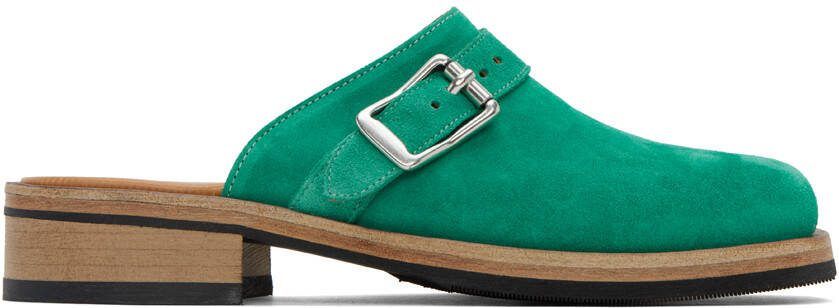 Our Legacy Green Camion Mules - Picture 5
