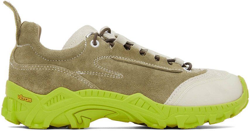 Our Legacy Off-White  Taupe Gabe Sneakers - Picture 5