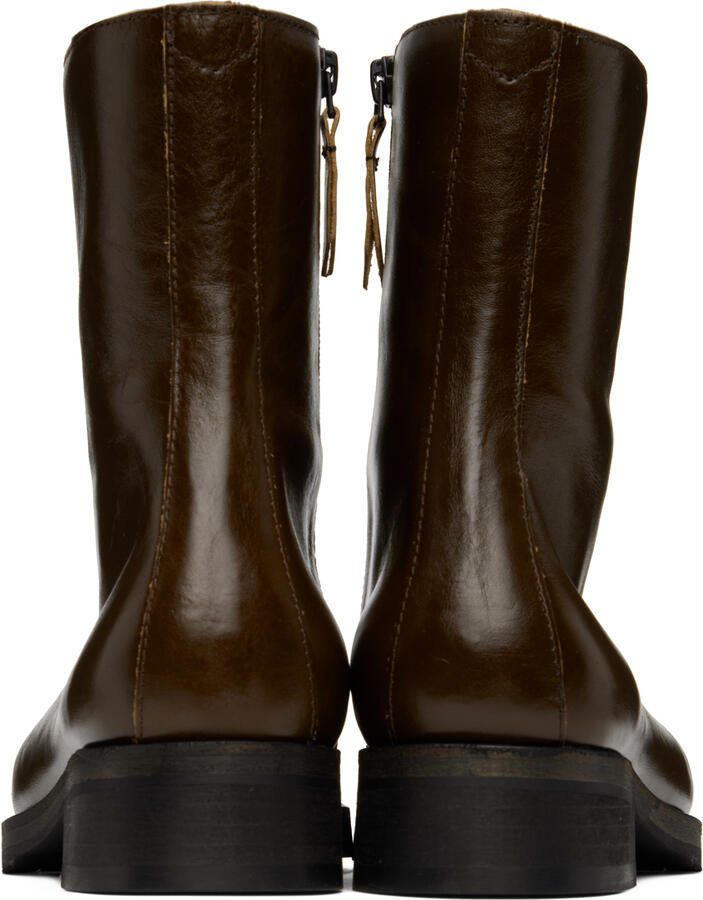 Our Legacy Brown Camion Boots - Picture 6