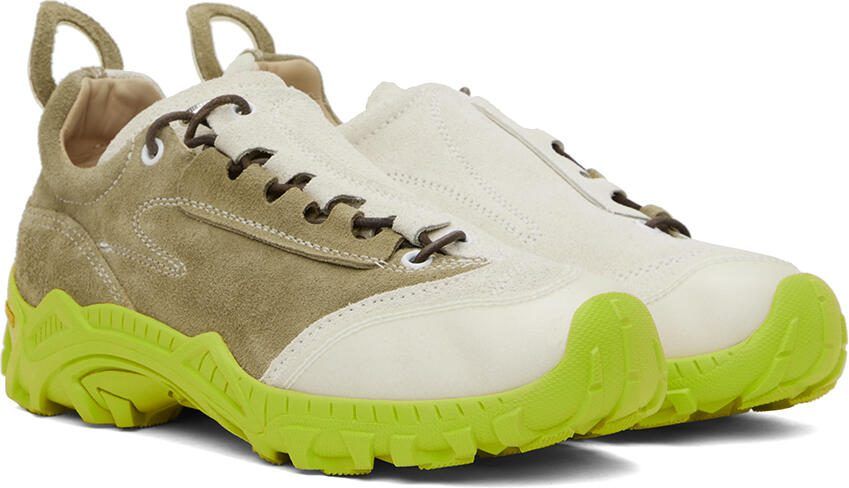 Our Legacy Off-White  Taupe Gabe Sneakers - Picture 2