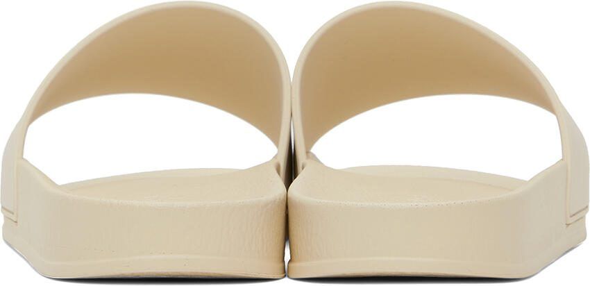 Palm Angels Beige New Logo Slides