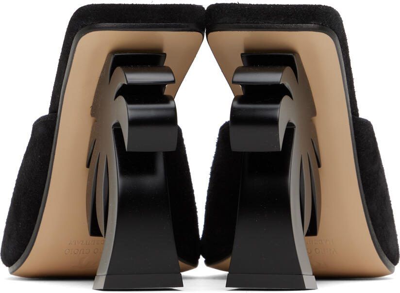 Palm Angels Black Palm Mules
