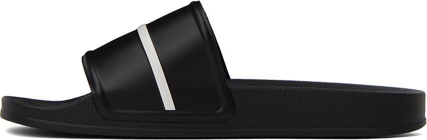 Palm Angels Black Track Pool Slides - Picture 4