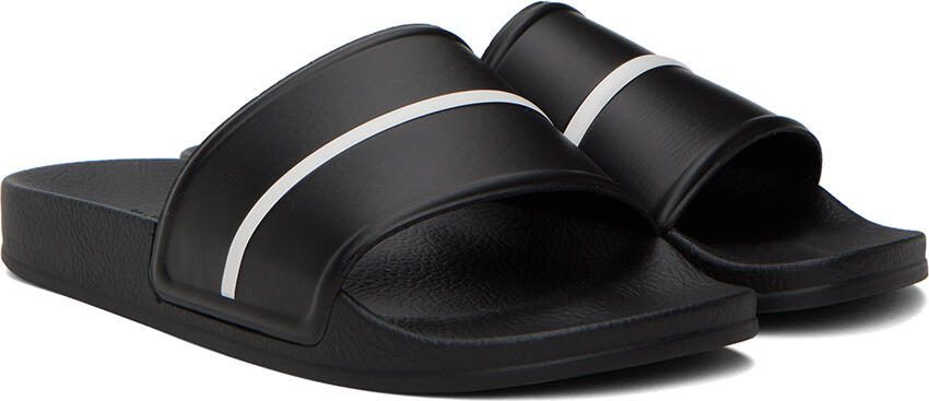 Palm Angels Black Track Pool Slides - Picture 2