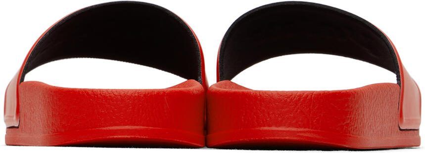 Palm Angels Kids Red Pool Big Kids Slides - Picture 2