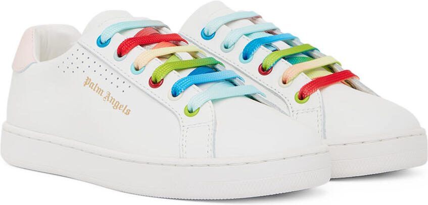 Palm Angels Kids White  Pink Palm 1 Sneakers - Picture 2
