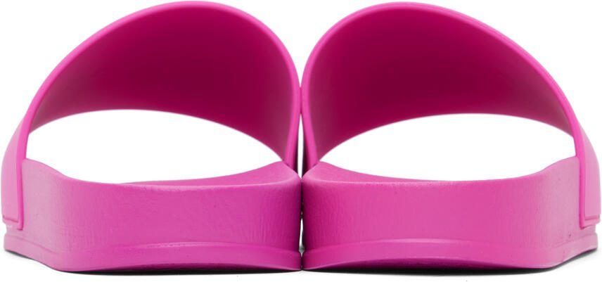Palm Angels Pink New Logo Pool Slides