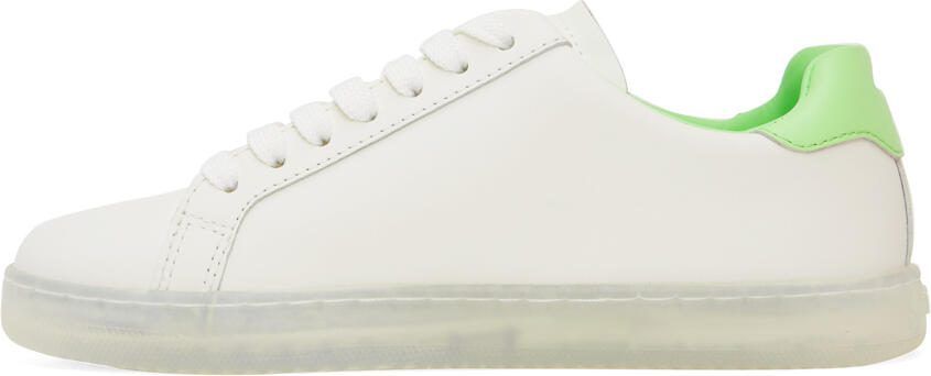 Palm Angels White  Green Palm One Sneakers - Picture 3