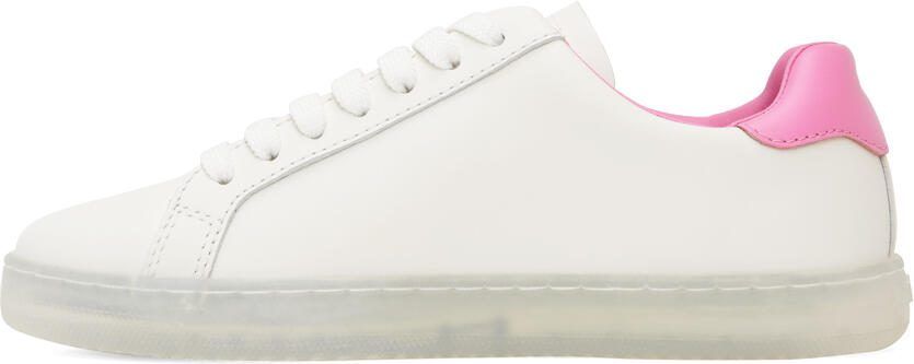 Palm Angels White  Pink Palm One Sneakers - Picture 3