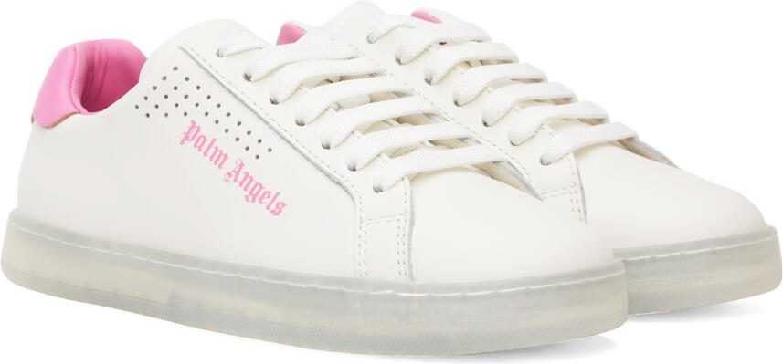 Palm Angels White  Pink Palm One Sneakers - Picture 2