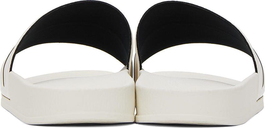 Palm Angels Track Pool stripe-detail slides White
