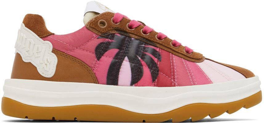 Palm Angels Pink Rainbow Sneakers - Picture 5