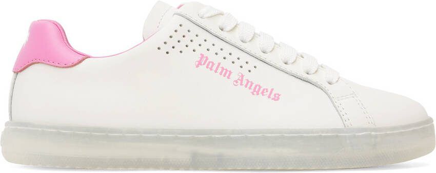 Palm Angels White  Pink Palm One Sneakers - Picture 5