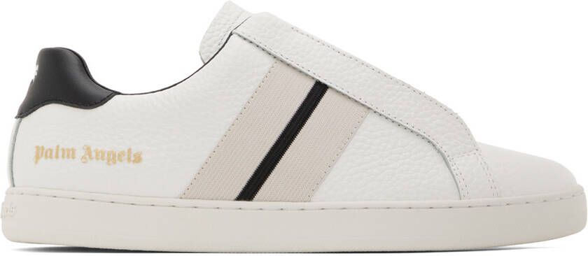 Palm Angels White Embossed Sneakers - Picture 5