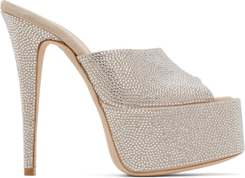 Paris Texas Beige Marina Heeled Sandals